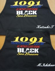 ブラックバス　釣りベスト刺繍　1091サムネイル